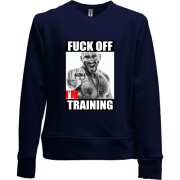 Дитячий світшот без начісу для качалки "F*ck off, i`m training"